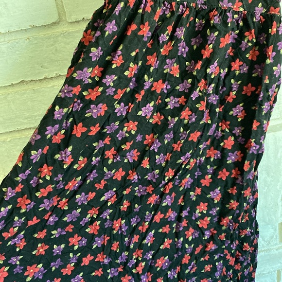Vintage Betsy’s Things floral midi dress size M - Picture 3 of 7